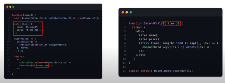 객체를 props로 넘겨주게 된다면?